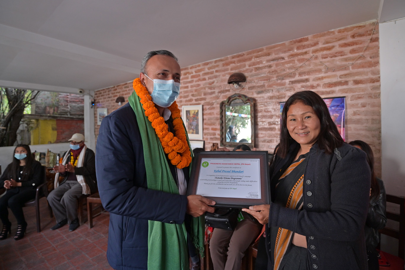बन्दी सहायता नेपालले गर्‍यो सहयोग पुर्‍याउनेलाई सम्मान